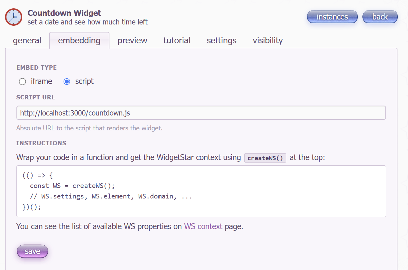embedding