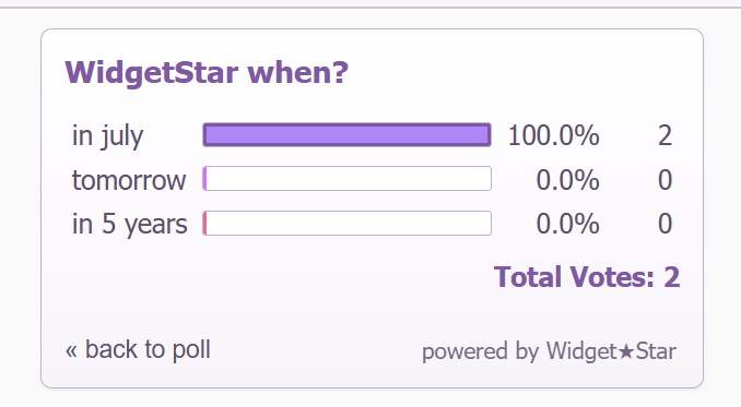 Polls screenshot
