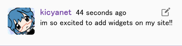 Status screenshot