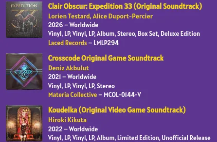 Discogs Collection screenshot