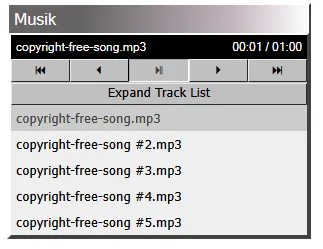 Musik screenshot