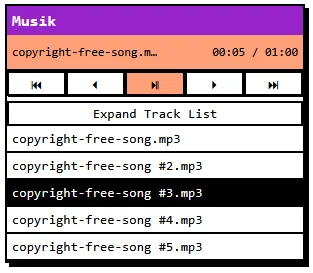 Musik screenshot