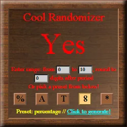 Randomizer screenshot