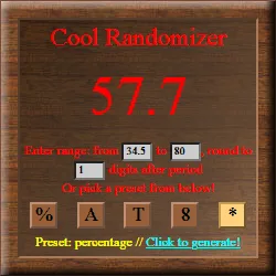 Randomizer screenshot