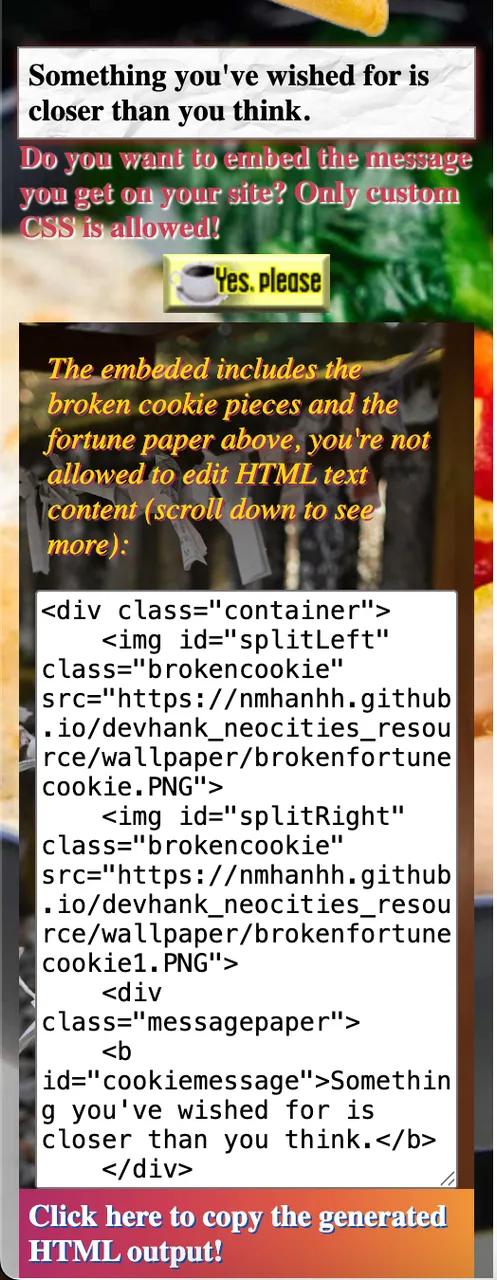 devHANk's Fortune Cookies screenshot