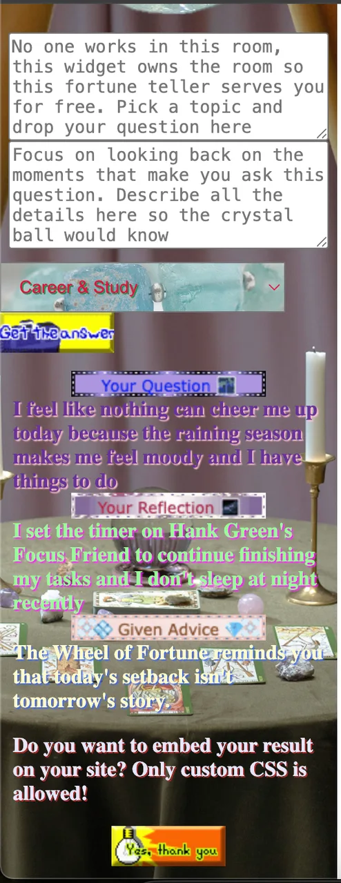 devHANk's Crystal Ball screenshot