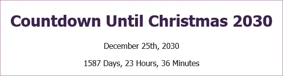 Countdown Widget screenshot